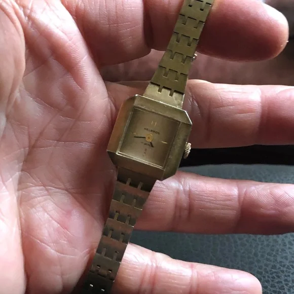 Gold Wearable Watch